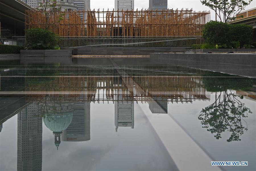 SINGAPORE-NATIONAL GALLERY-ART-BAMBOO MAZE