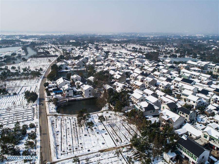 CHINA-ZHEJIANG-CHANGXING-SNOW (CN)