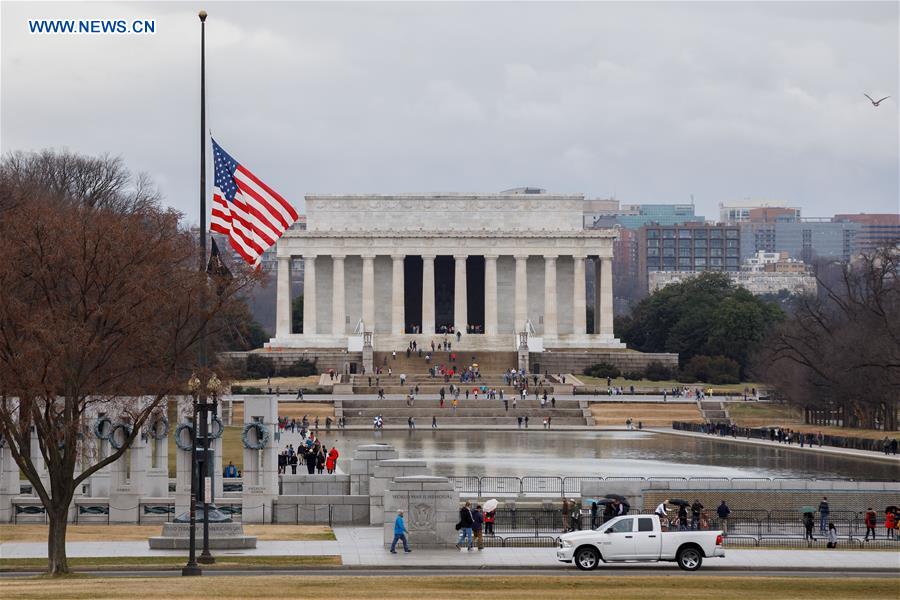 U.S.-WASHINGTON D.C.-FLAG-HALF MAST-MOURNING-FLORIDA-HIGH SCHOOL-MASS SHOOTING