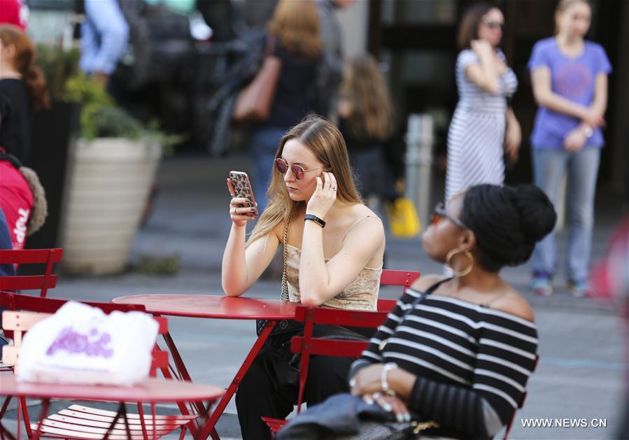 U.S.-NEW YORK CITY-RECORD HIGH TEMPERATURE