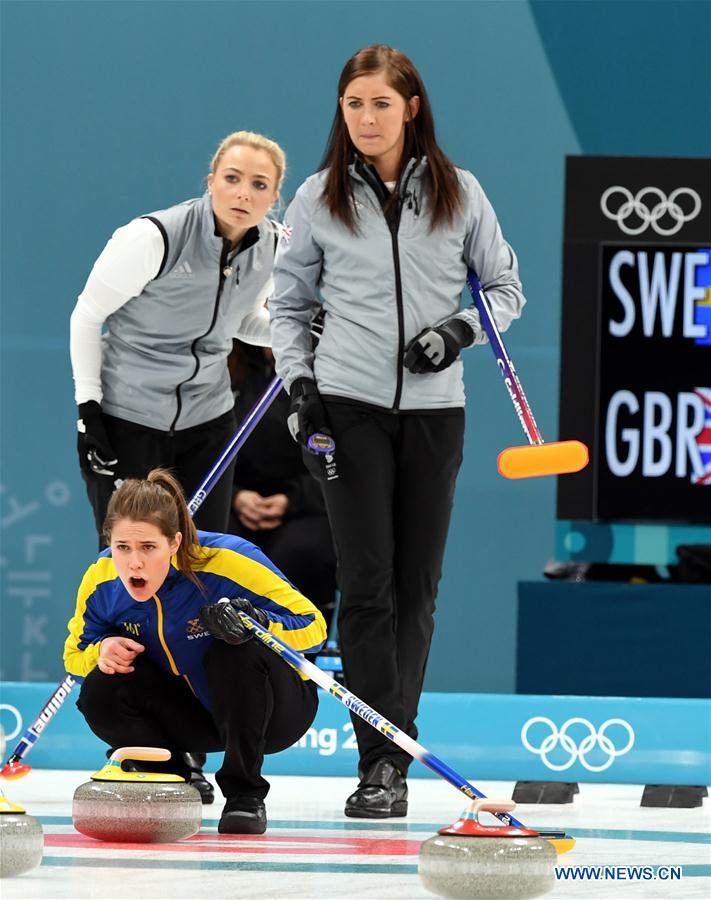 (SP)OLY-SOUTH KOREA-PYEONGCHANG-CURLING-WOMEN-SEMI-FINAL-SWE VS GBR