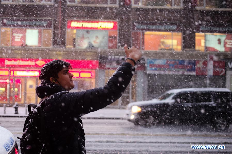 U.S.-NEW YORK-SNOWSTORM