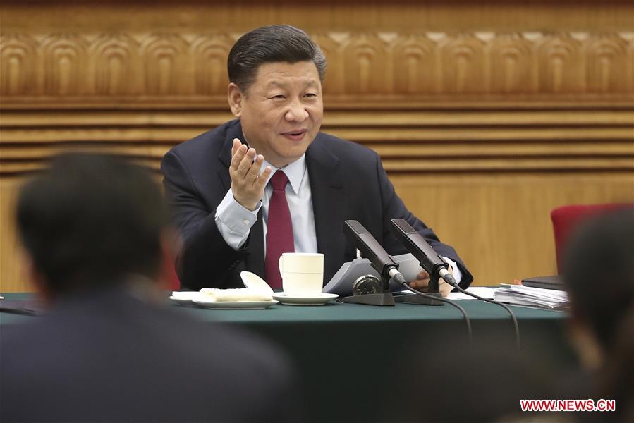 (TWO SESSIONS)CHINA-BEIJING-XI JINPING-NPC-PANEL DISCUSSION (CN)