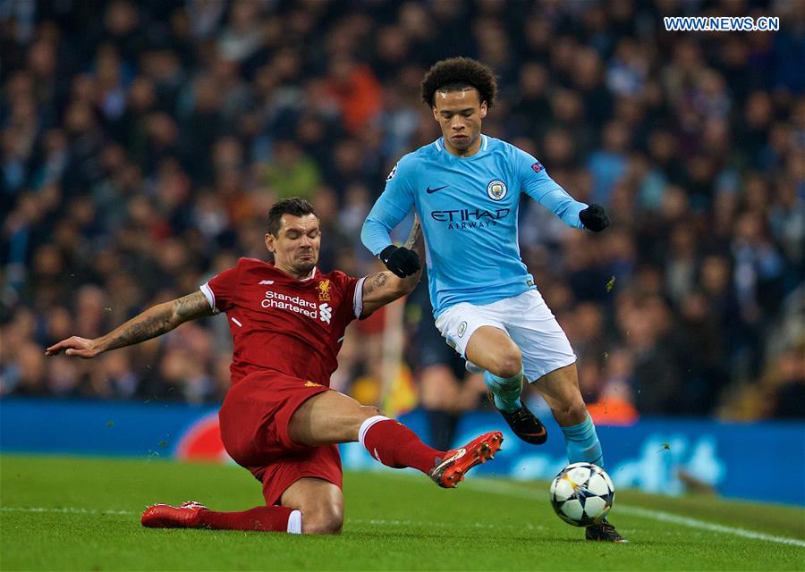 (SP)BRITAIN-MANCHESTER-SOCCER-UEFA CHAMPIONS LEAGUE-MANCHESTER CITY VS LIVERPOOL