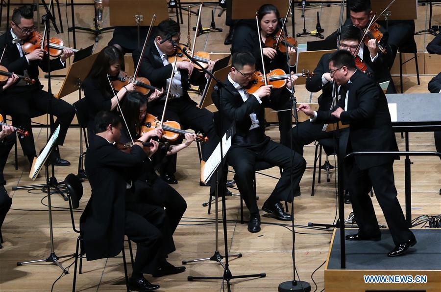 GREECE-ATHENS-CHINA-HANGZHOU PHILHARMONIC ORCHESTRA-PERFORMANCE