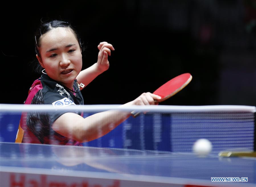 (SP)SWEDEN-HALMSTAD-ITTF WORLD TEAM CHAMPIONSHIPS 2018-SEMIFINAL-JAPAN