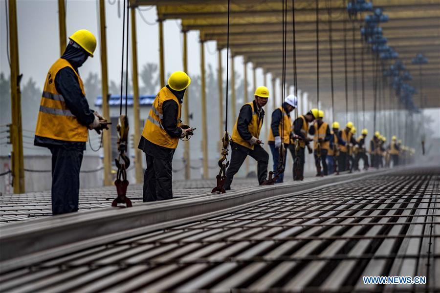 CHINA-HUBEI-HIGH-SPEED RAILWAY-CONSTRUCTION (CN)