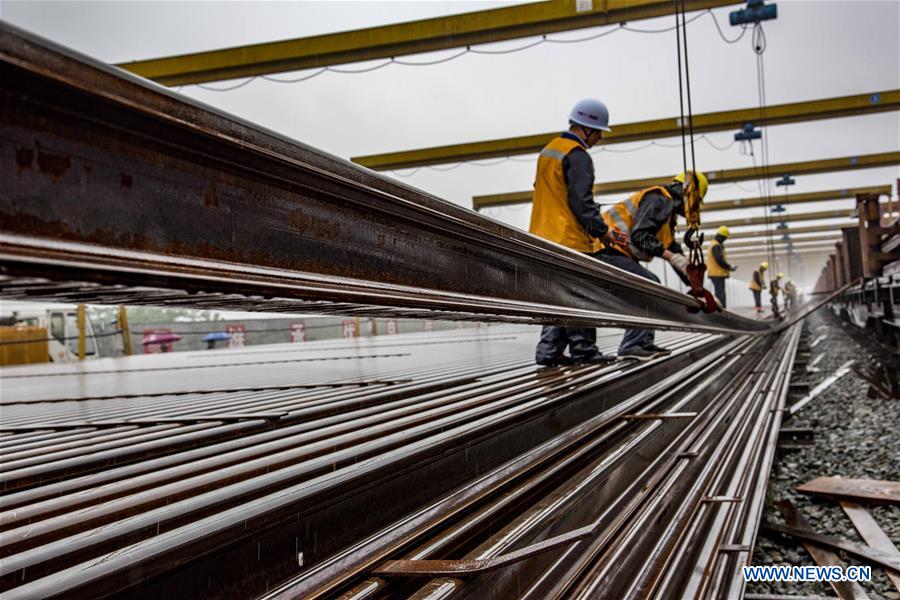 CHINA-HUBEI-HIGH-SPEED RAILWAY-CONSTRUCTION (CN)