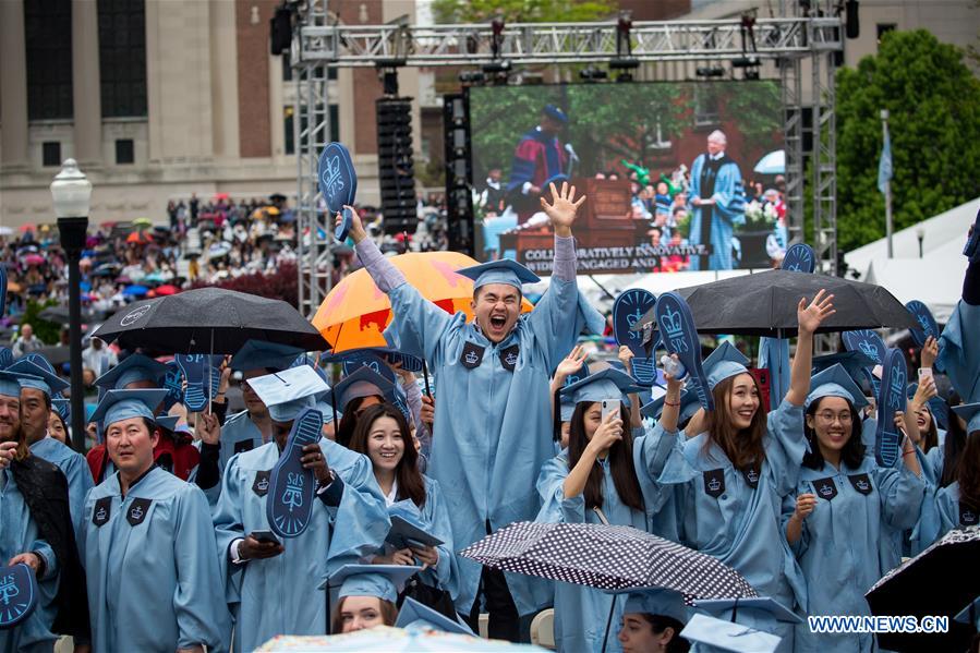 U.S.-NEW YORK-COLUMBIA UNIVERSITY-COMMENCEMENT CEREMONY