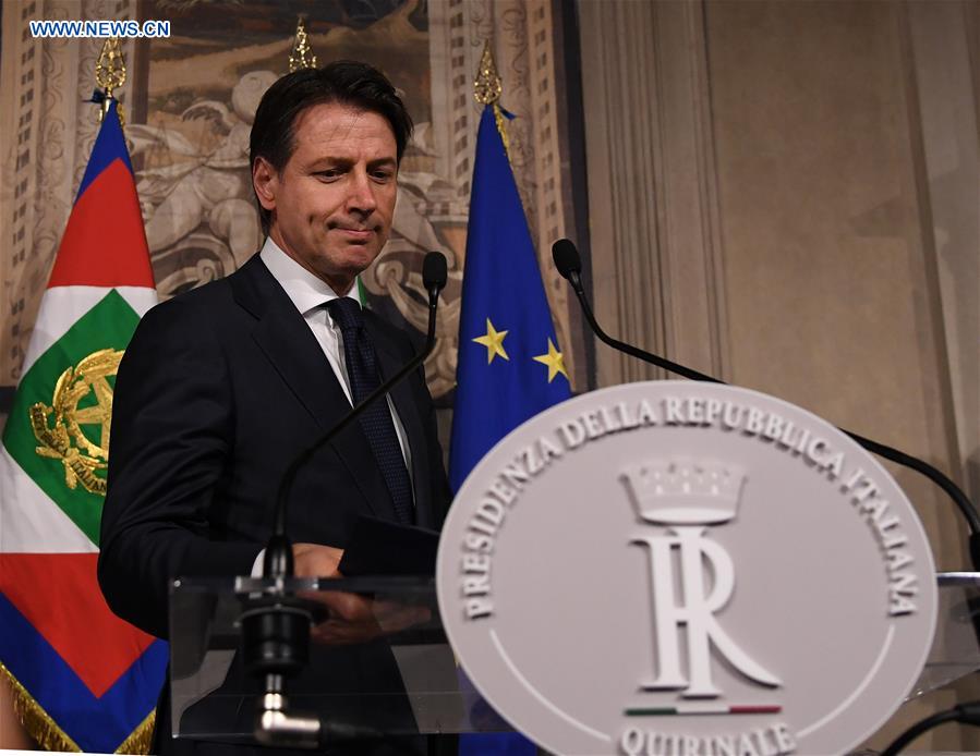 ITALY-ROME-PM-DESIGNATE-QUITTING