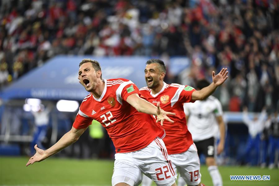 (SP)RUSSIA-SAINT PETERSBURG-2018 WORLD CUP-GROUP A-RUSSIA VS EGYPT