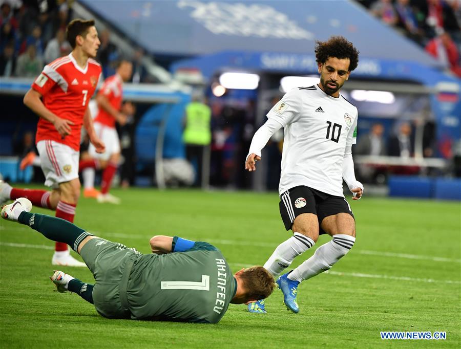 (SP)RUSSIA-SAINT PETERSBURG-2018 WORLD CUP-GROUP A-RUSSIA VS EGYPT