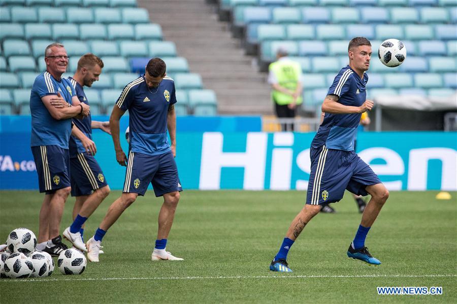 (SP)RUSSIA-SOCHI-2018 WORLD CUP-SWEDEN-TRAINING