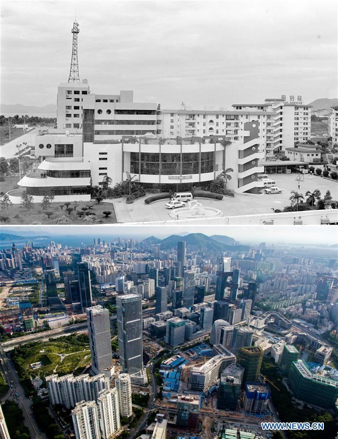 CHINA-GUANGDONG-SHENZHEN-DEVELOPMENT-COMPARISON (CN)