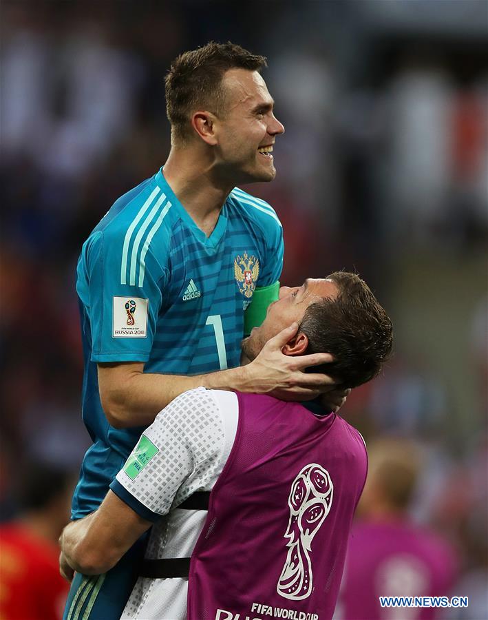 (SP)RUSSIA-MOSCOW-2018 WORLD CUP-ROUND OF 16-SPAIN VS RUSSIA