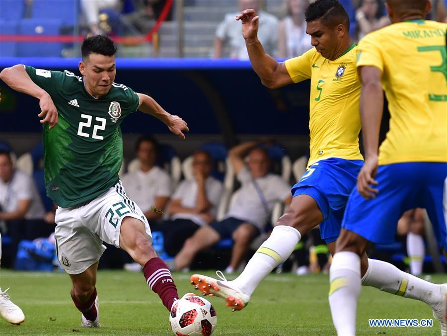 (SP)RUSSIA-SAMARA-2018 WORLD CUP-ROUND OF 16-BRAZIL VS MEXICO