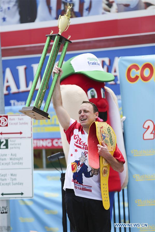 U.S.-NEW YORK-HOT DOG EATING CONTEST