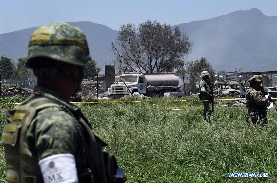 MEXICO-TULTEPEC-FIREWORKS FACTORY-EXPLOSIONS