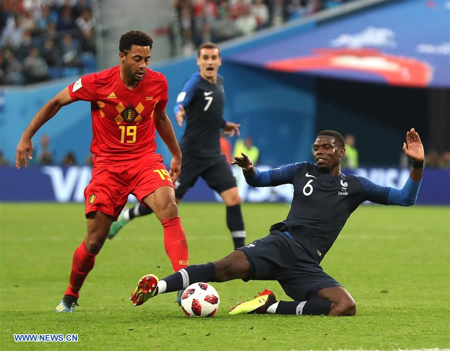 (SP)RUSSIA-SAINT PETERSBURG-2018 WORLD CUP-SEMIFINAL-FRANCE VS BELGIUM