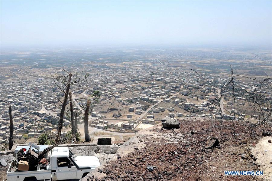 SYRIA-DARAA-SYRIAN ARMY-STRATEGIC HILL-CAPTURE