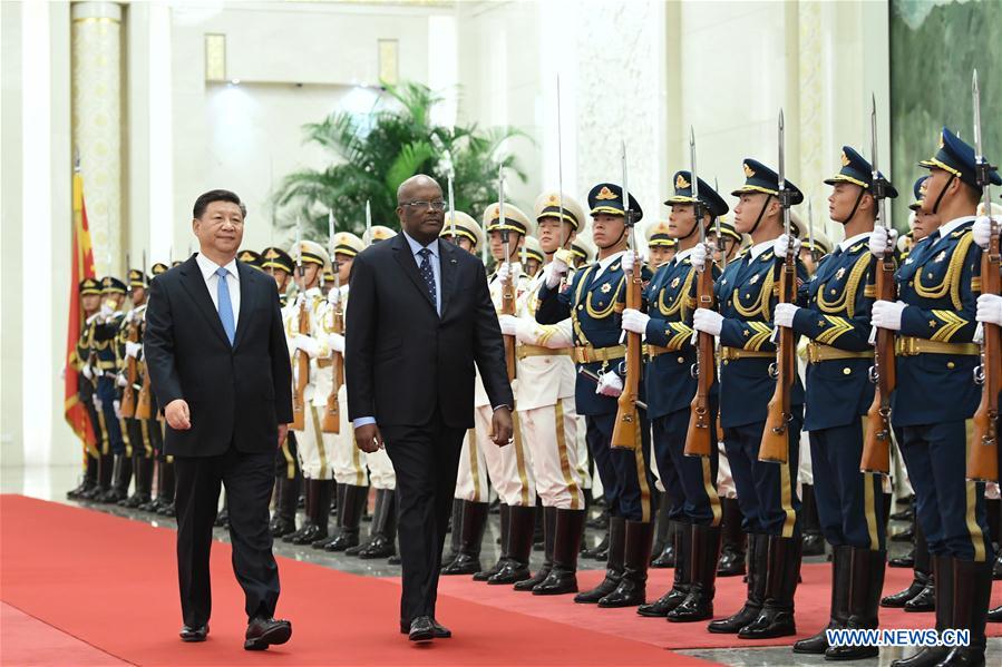 CHINA-BEIJING-XI JINPING-BURKINA FASO-PRESIDENT-TALKS (CN)