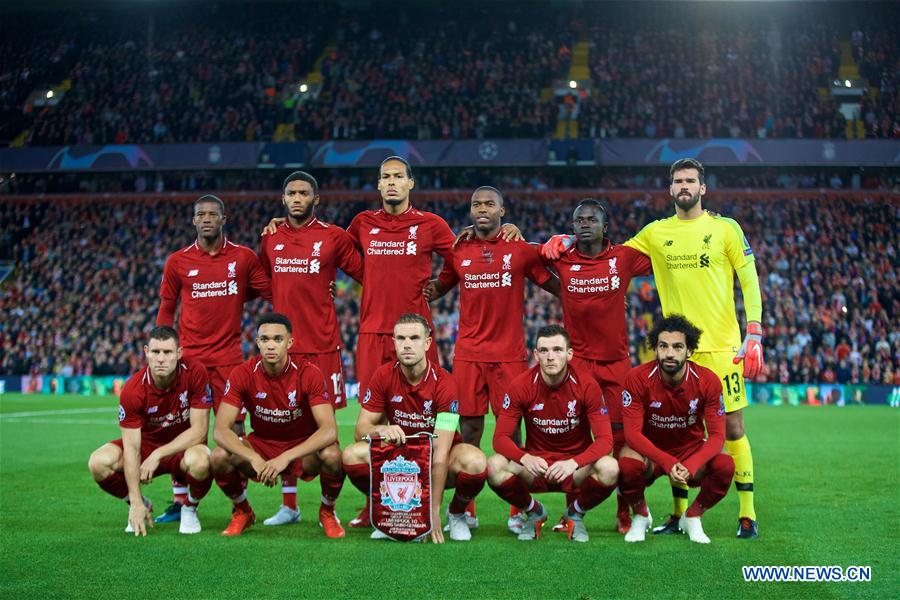 (SP)BRITAIN-LIVERPOOL-FOOTBALL-UEFA CHAMPIONS LEAGUE-LIVERPOOL VS PSG