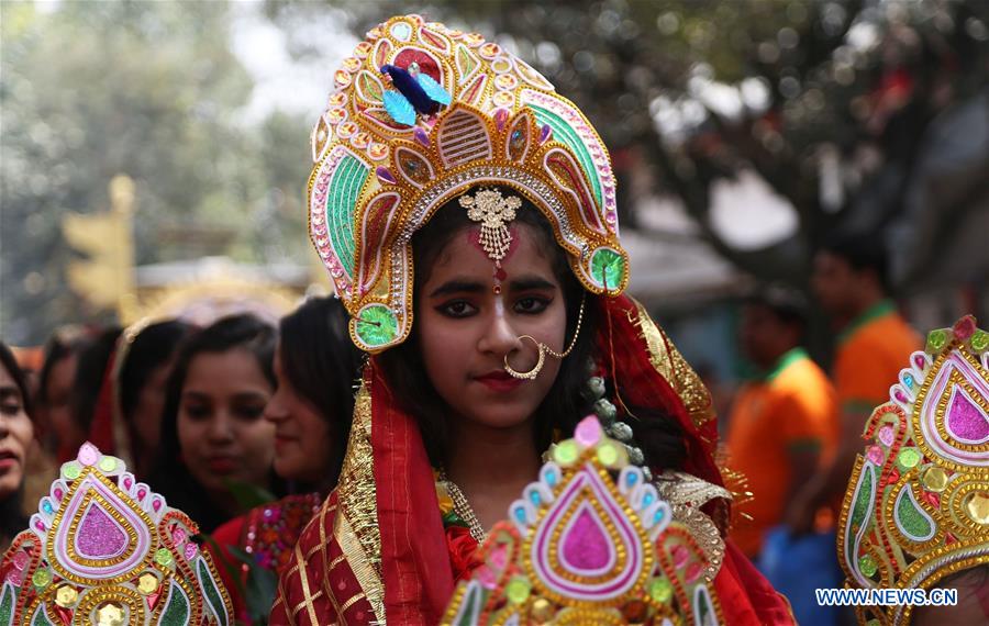 NEPAL-KATHMANDU-FESTIVAL-DASHAIN-GHATASTHAPANA