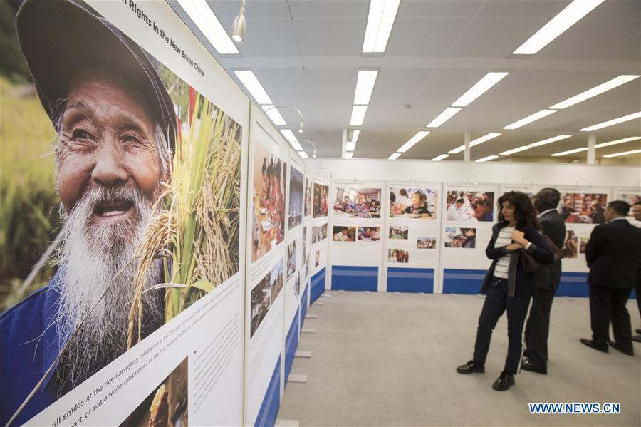 SWITZERLAND-GENEVA-CHINA-HUMAN RIGHTS-EXHIBITION