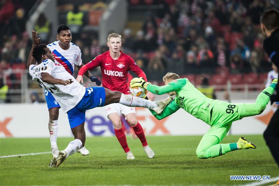 (SP)RUSSIA-MOSCOW-SOCCER-UEFA EUROPA LEAGUE-SPARTAK MOSKVA VS RANGERS