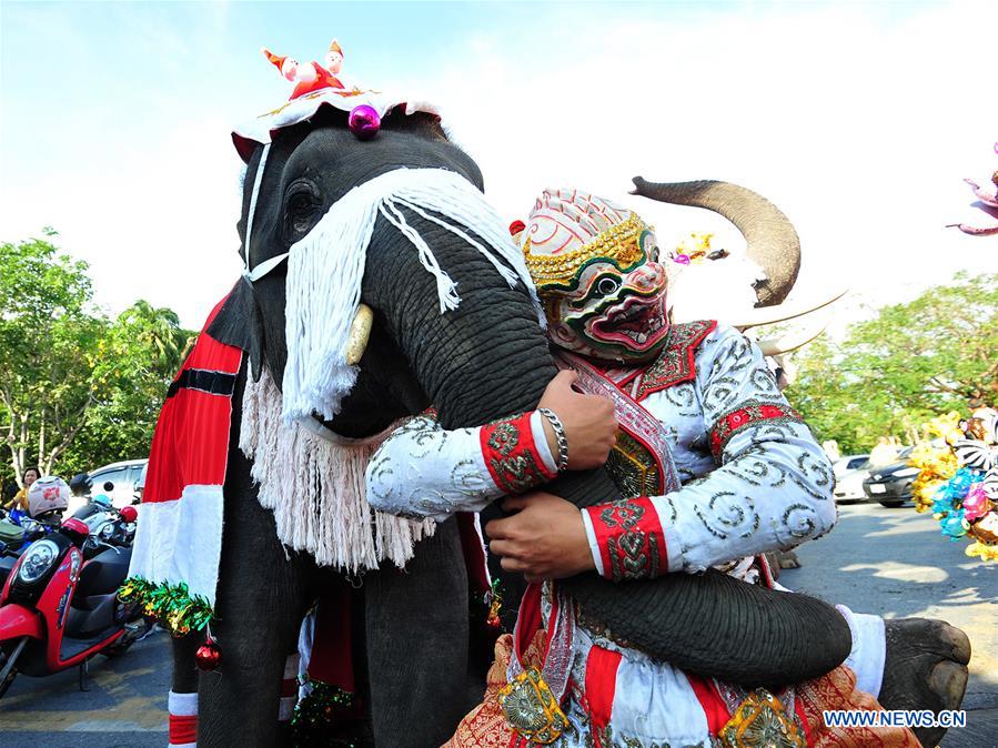 THAILAND-AYUTTHAYA-CHRISTMAS