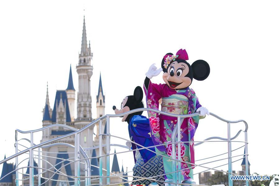 JAPAN-CHIBA-DISNEY-NEW YEAR-CELEBRATION