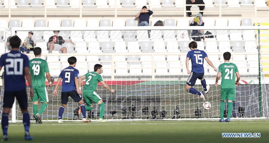 (SP)UAE-ABU DHABI-SOCCER-AFC ASIAN CUP 2019-GROUP F-JPN VS TKM