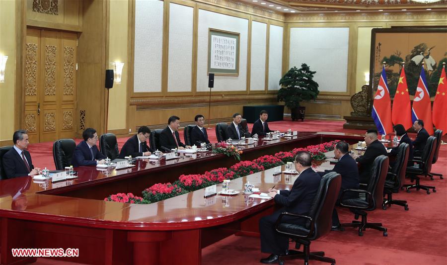 CHINA-BEIJING-XI JINPING-KIM JONG UN-TALKS (CN)