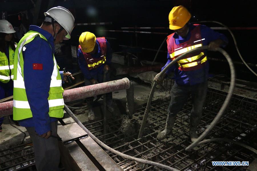 LAOS-NAMOR-CHINA-LAOS RAILWAY-BEAM CLOSURE