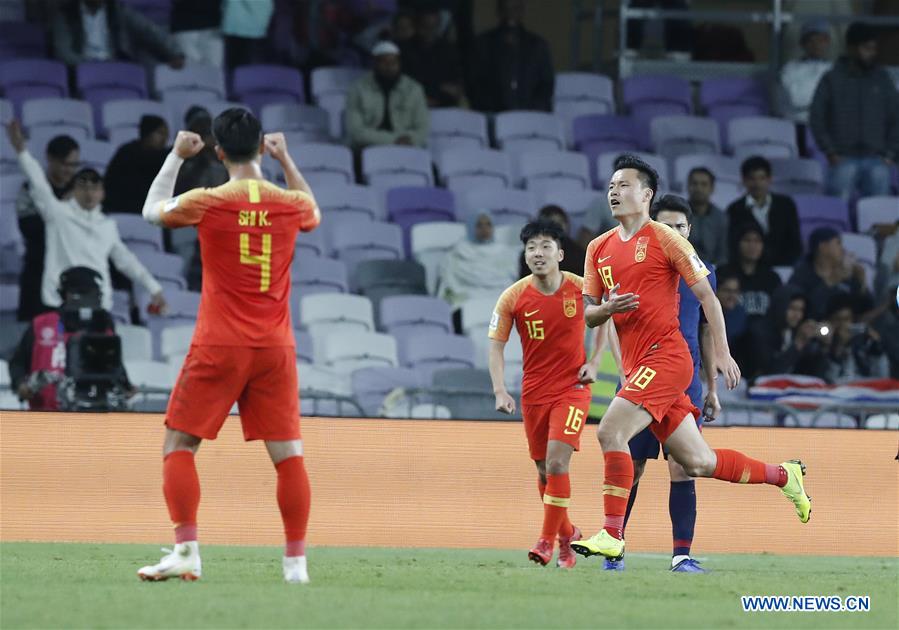 (SP)UAE-AL AIN-SOCCER-AFC ASIAN CUP 2019-CHN VS THA