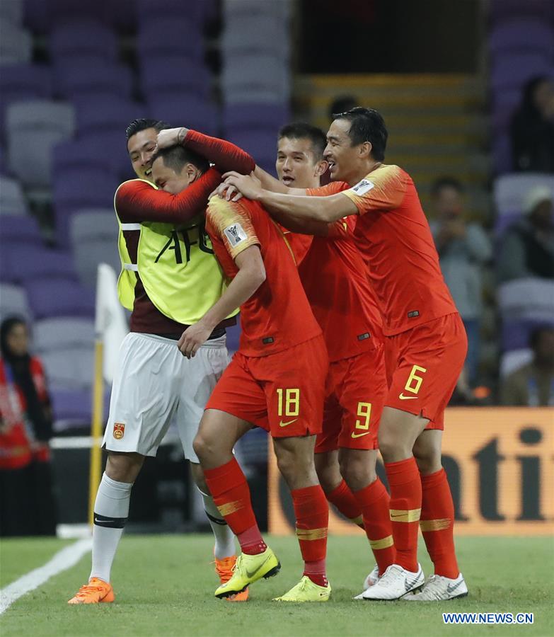 (SP)UAE-AL AIN-SOCCER-AFC ASIAN CUP 2019-CHN VS THA