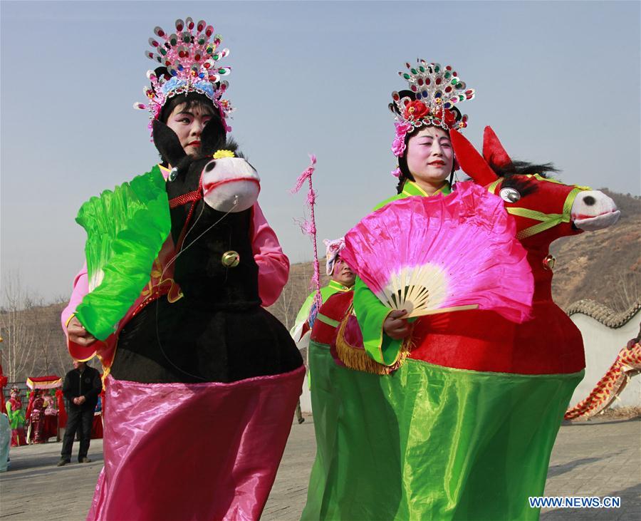 CHINA-HEBEI-LUNAR NEW YEAR-REHEARSAL (CN)