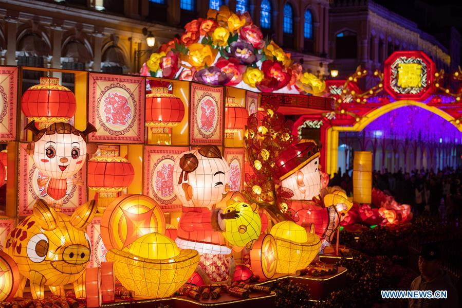 CHINA-MACAO-SPRING FESTIVAL-LANTERN DECORATION(CN)