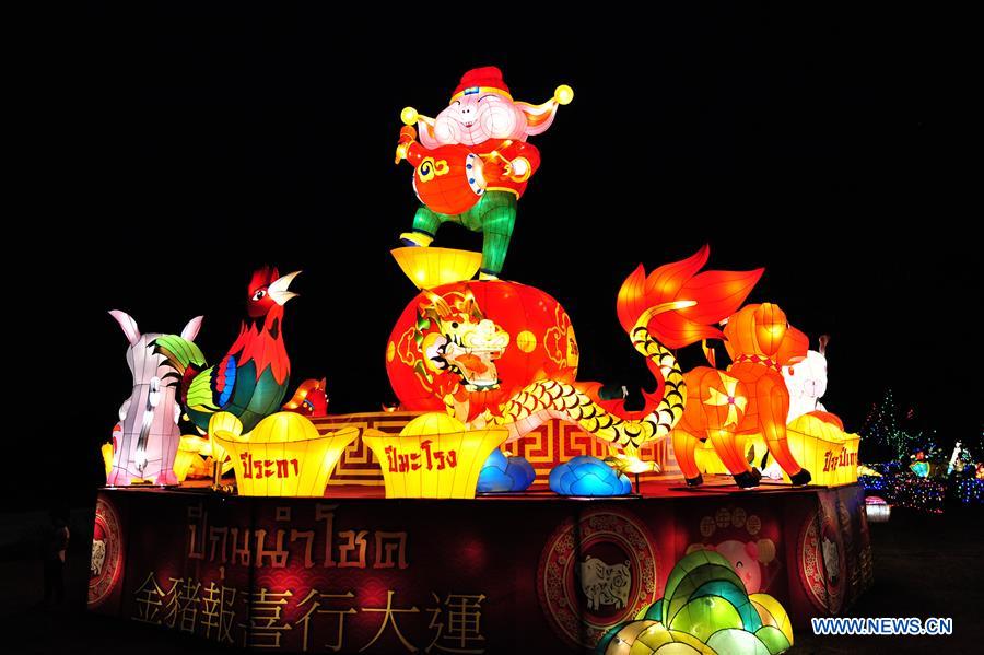 THAILAND-BANGKOK-LANTERN SHOW-SPRING FESTIVAL