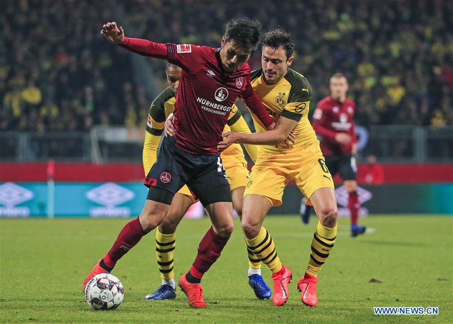 (SP)GERMANY-NUREMBERG-SOCCER-BUNDESLIGA-NUREMBERG VS DORTMUND