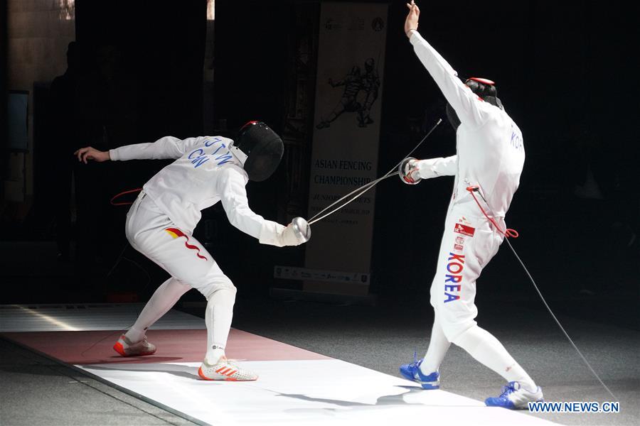 (SP)JORDAN-AL SALT-FENCING-2019 ASIAN JUNIOR AND CADET FENCING CHAMPIONSHIPS