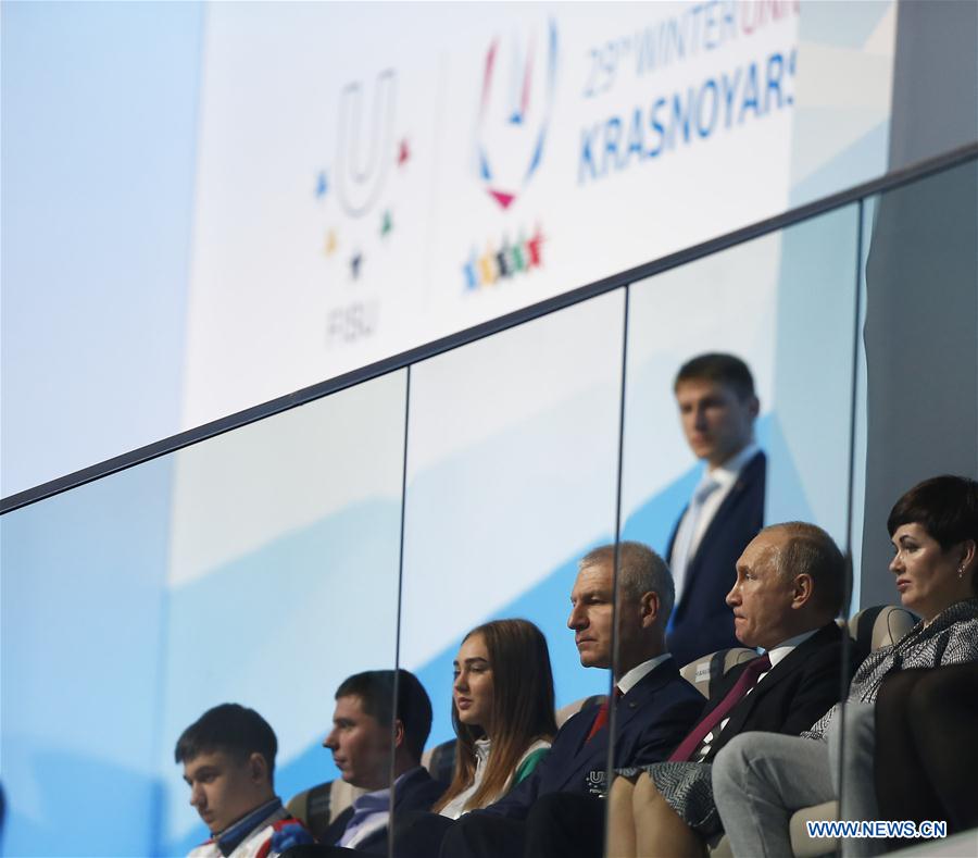 (SP)RUSSIA-KRASNOYARSK-29TH WINTER UNIVERSIADE-OPENING CEREMONY