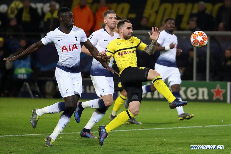 (SP)GERMANY-DORTMUND-SOCCER-UEFA-CHAMPIONS LEAGUE-DORTUMUND VS HOTSPUR