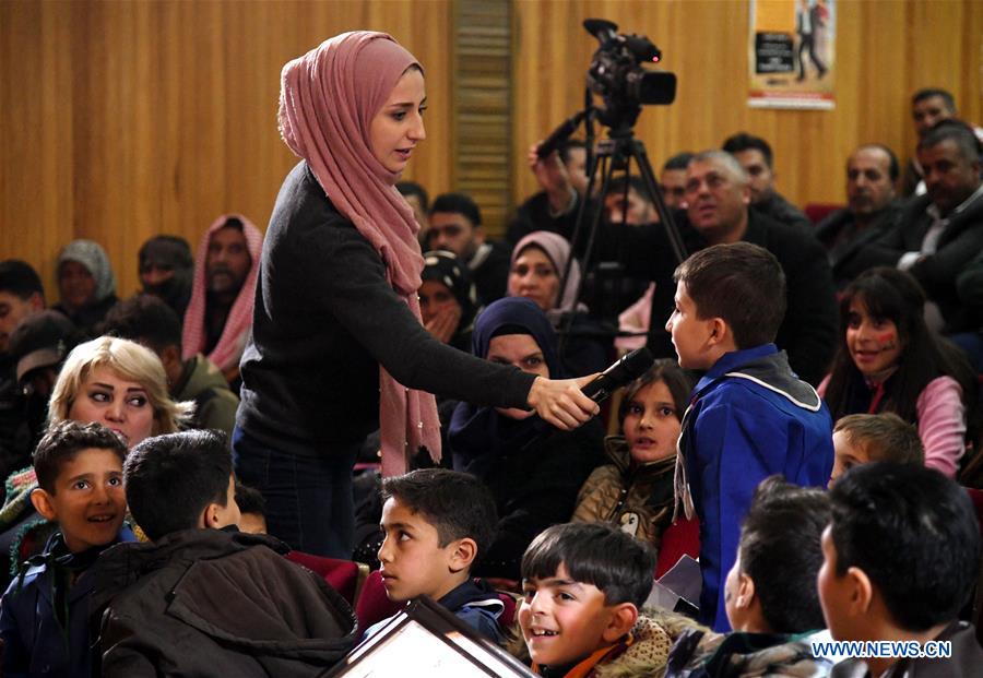 SYRIA-DAMASCUS-CONFLICT LEFTOVERS-AWARENESS SESSION