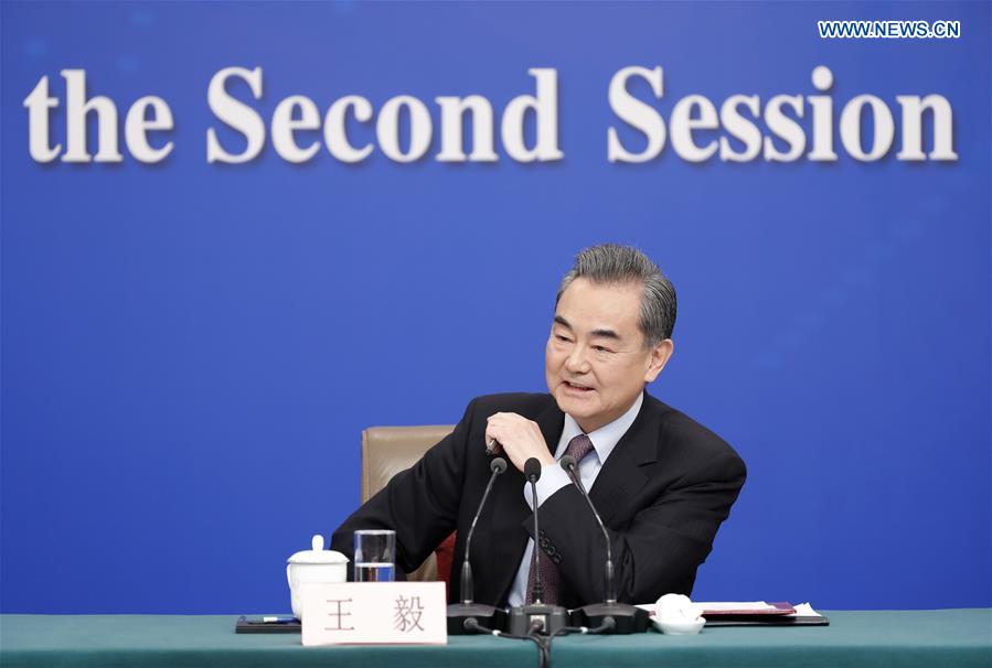 (TWO SESSIONS)CHINA-BEIJING-NPC-PRESS CONFERENCE-WANG YI (CN)