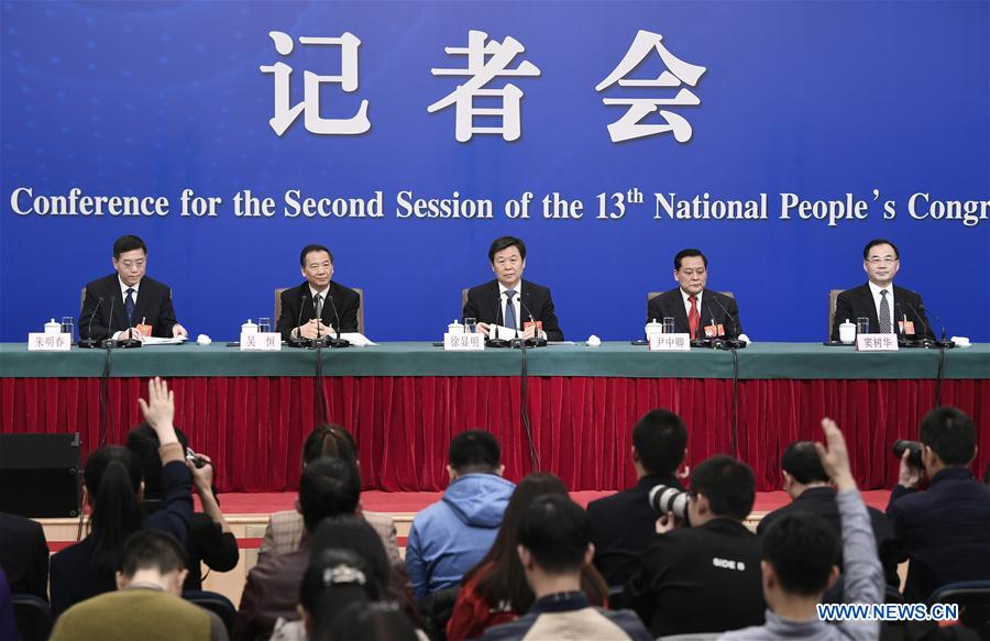 (TWO SESSIONS)CHINA-BEIJING-NPC-PRESS CONFERENCE (CN)