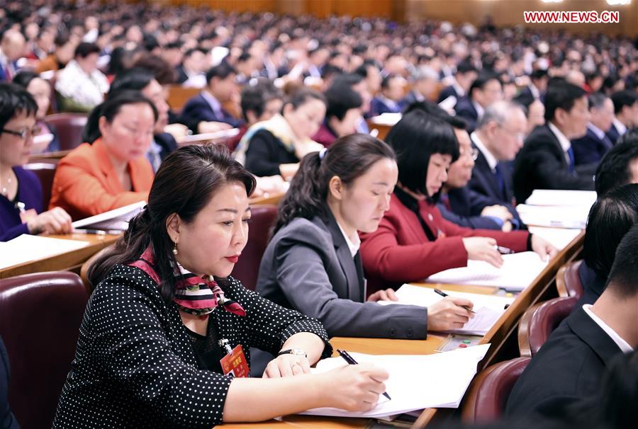 (TWO SESSIONS)CHINA-BEIJING-NPC-THIRD PLENARY MEETING (CN) 