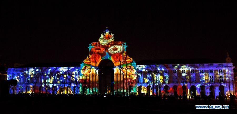 PORTUGAL-LISBON-CHINA'S MACAO-LIGHT SCULPTURE SHOW