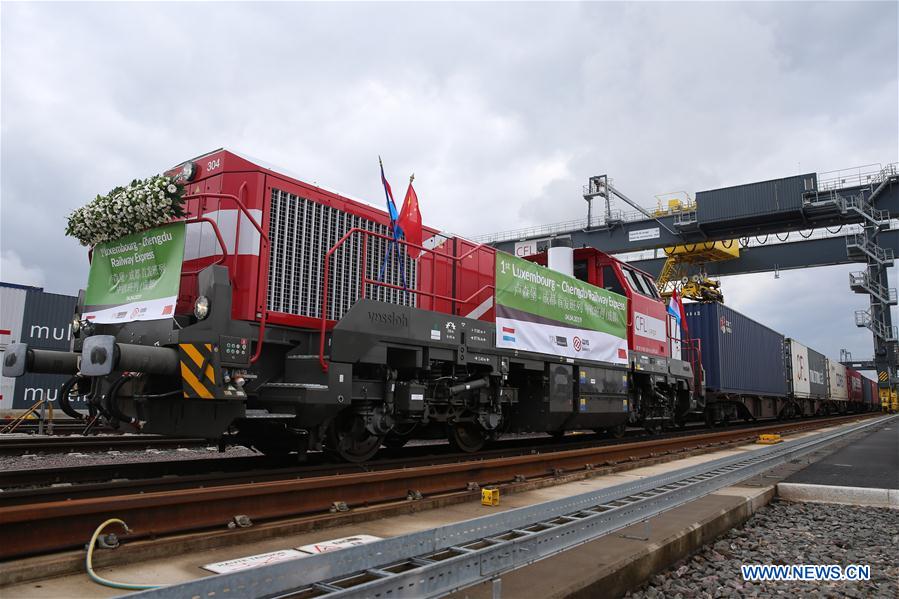 LUXEMBOURG-CHINA'S CHENGDU-FREIGHT TRAIN ROUTE-LAUNCH