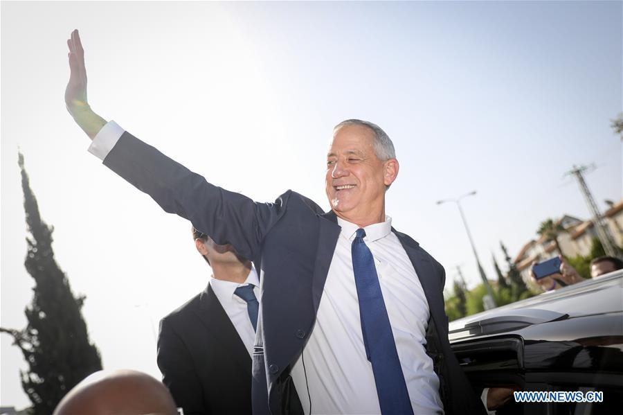 ISRAEL-ROSH HAAYIN-ELECTION-VOTE-BENNY GANTZ